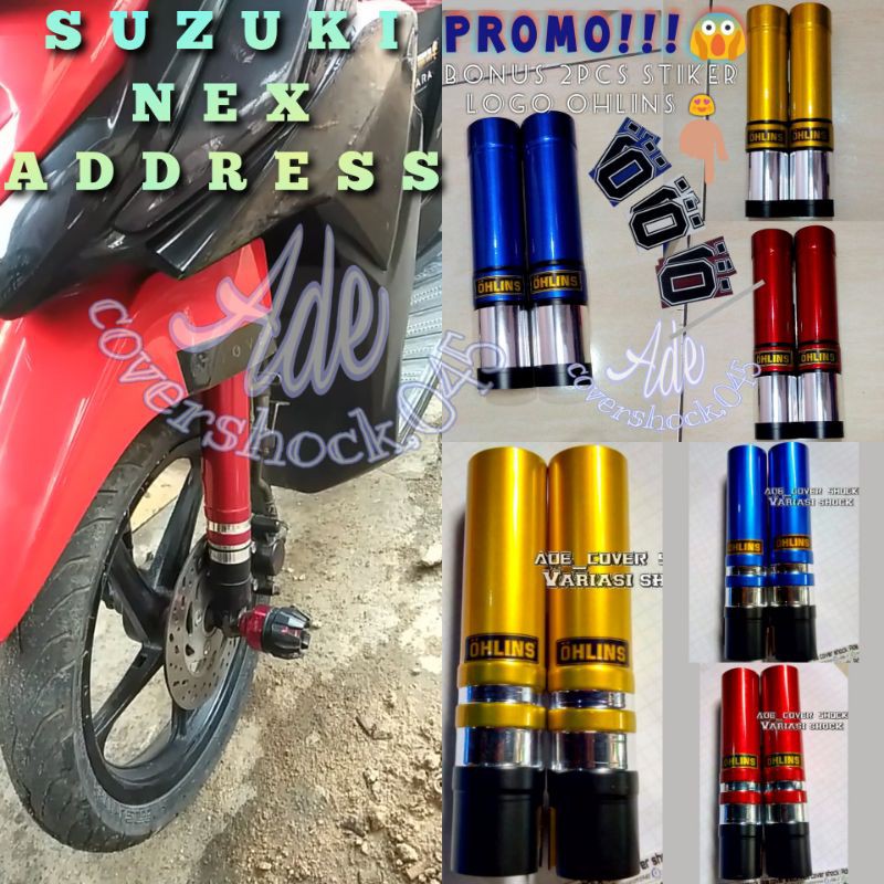 Cover shock Suzuki address Nex 1 & 2