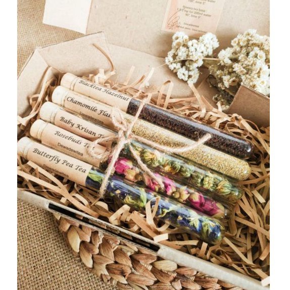 

Hampers tea/tea tube/kado teh/flowers tea in tube