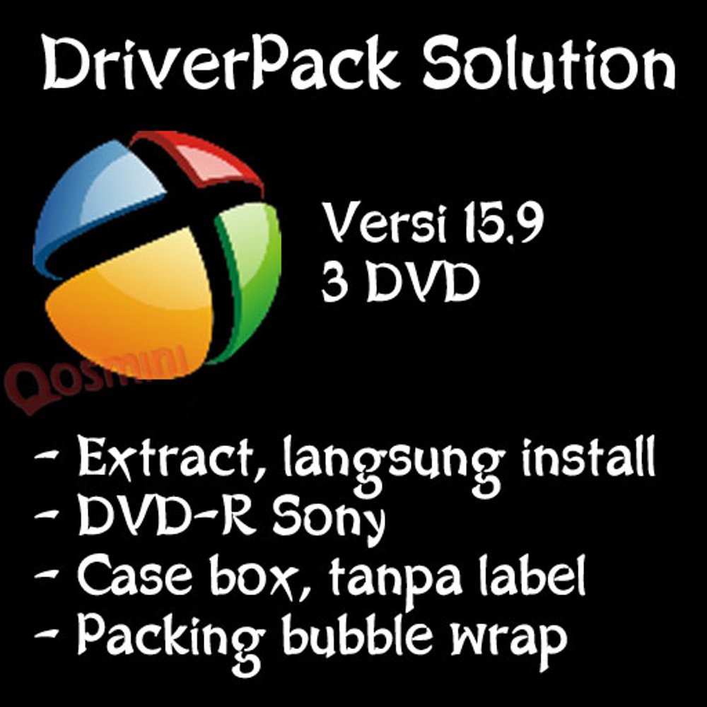 DVD Installer DriverPack 15.9 - 3 DVD Driver Pack Solution
