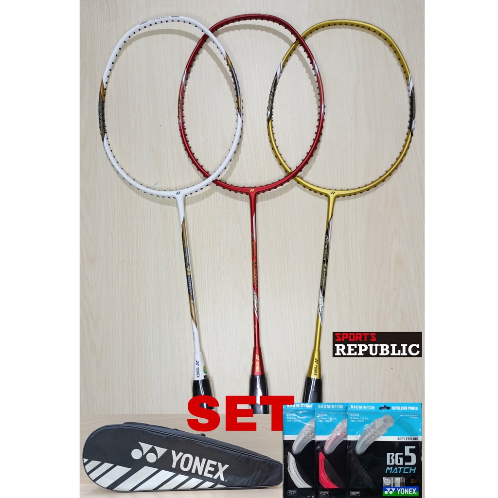 Raket Yonex ArcSaber 71 light Original+ tas+senarBG5