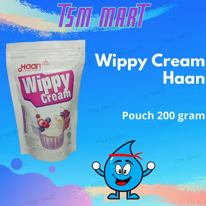 

Buruan serbu] Premix Frosting Krim Haan Wippy Cream 200 gram Pouch