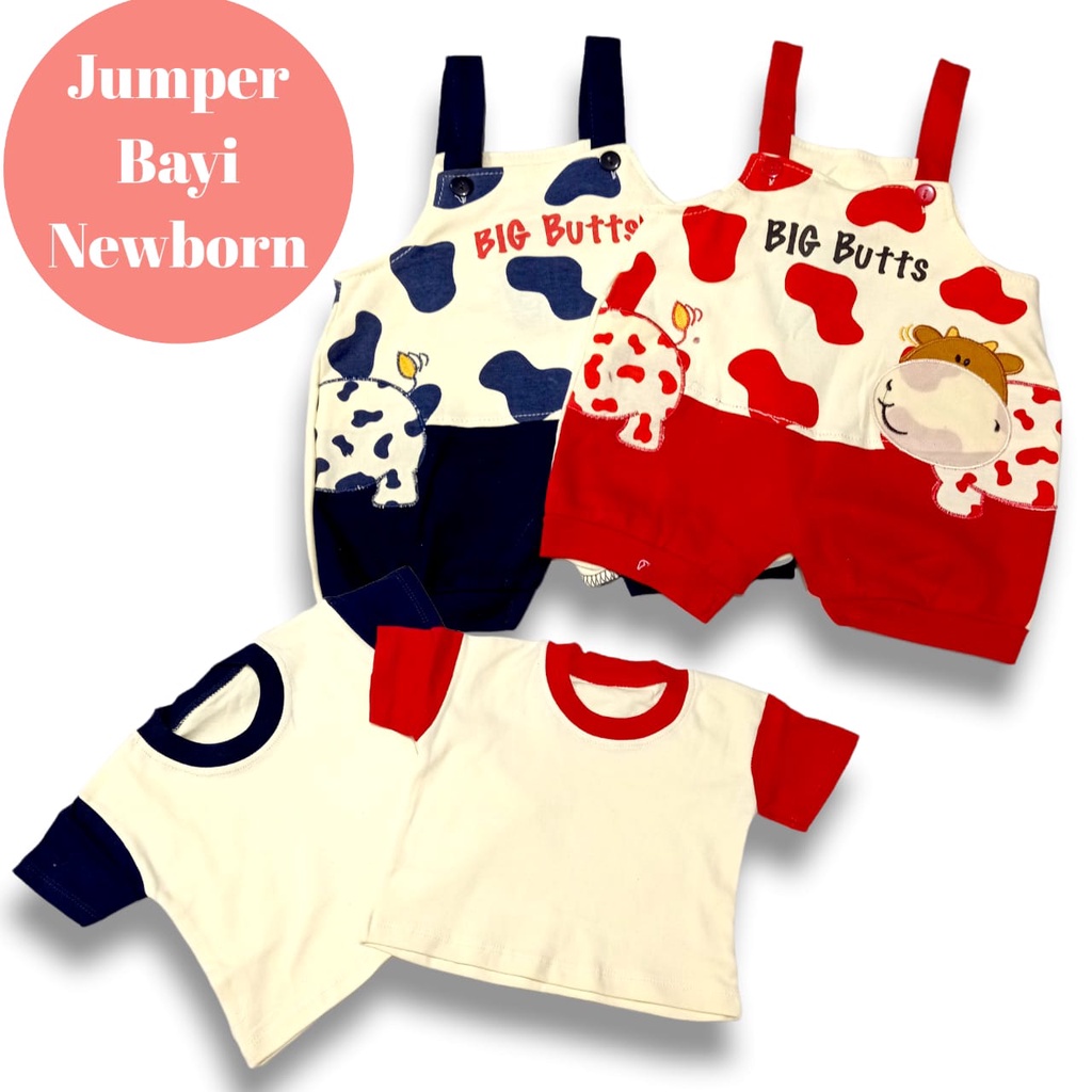 Jumper Bayi 3-18 Bulan, Overall Anak, Baju Kodok, Romper Lengan Pendek Lucu Elegan Murah