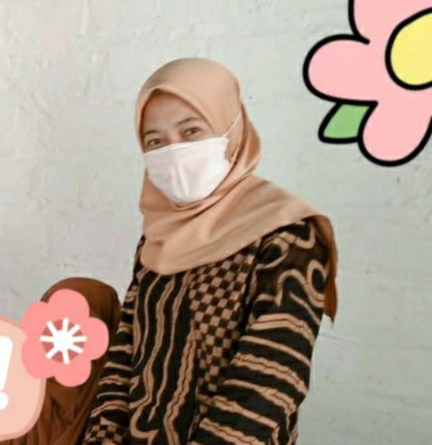 Fashion Wanita Longblouse Genes Sogan Batik Ziggy Tali Cantik