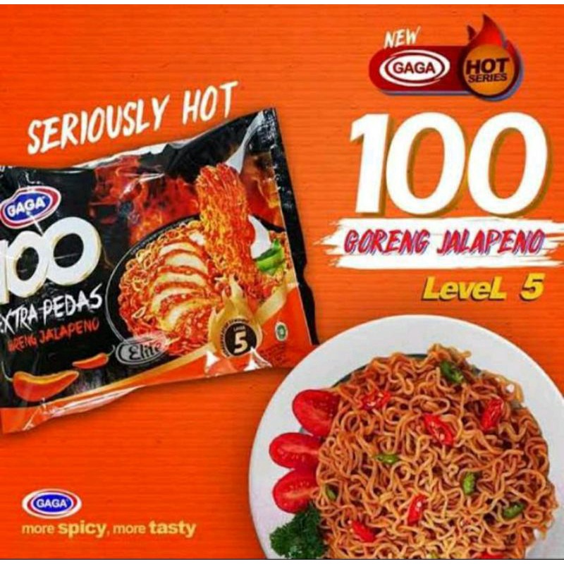 

Mie Gaga goreng jalapeno level 5