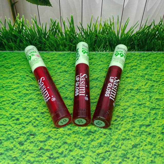 ( Per 3 Pcs ) LIP TINT SASIMI ALOEVERA 99%