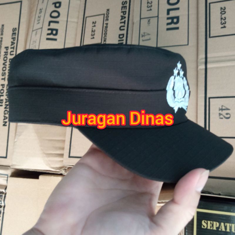 Topi komando Bintara jatah polri terbaru 2021 / Topi field cup polisi