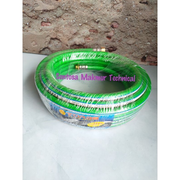 TORA 10 M Selang Kompresor Sprayer Air Angin Spray Hose PVC 3PLY 10m