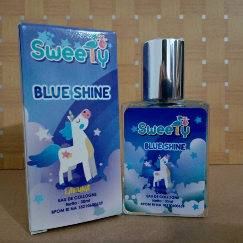 Parfum Sweety BlueShine Segel Bpom 30ml