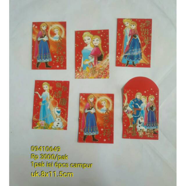 

Amplop angpao imlek karakter