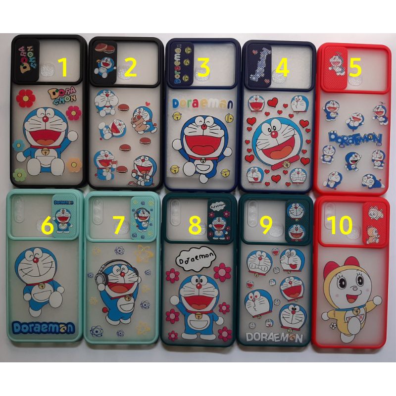 My Choice Slide Doraemon Camera Hybrid Case Vivo Y53 2017 V20