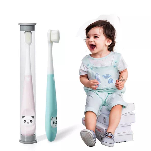 Sikat Gigi Anak H400 Bulu Halus Lembut Training Tooth Brush Karakter Panda ACC