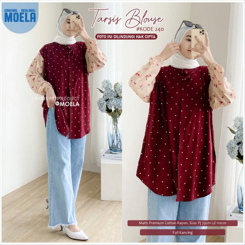 TARSIS BLOUSE Ori MOELA blouse rayon premium