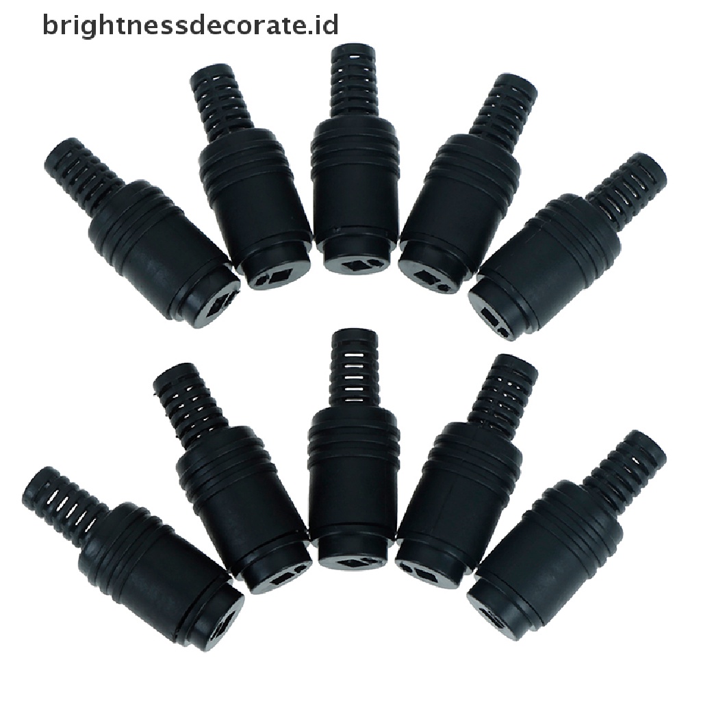 [birth] 10pcs 2 pin din female plug hifi loudspeaker connectors for speaker [ID]