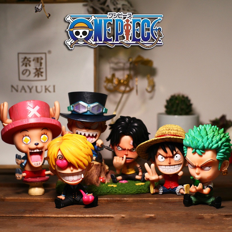 Action Figure One Piece Lucu 14 Gaya Q Action Figure Karakter Luffy Zoro Ace Robin Chopper Hancock Untuk Koleksi Penggemar