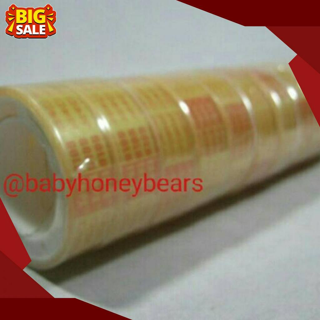 

FANTASTIS Isolasi seal tape solasi Gold tape Harga Per Rol isi 12 Pcs