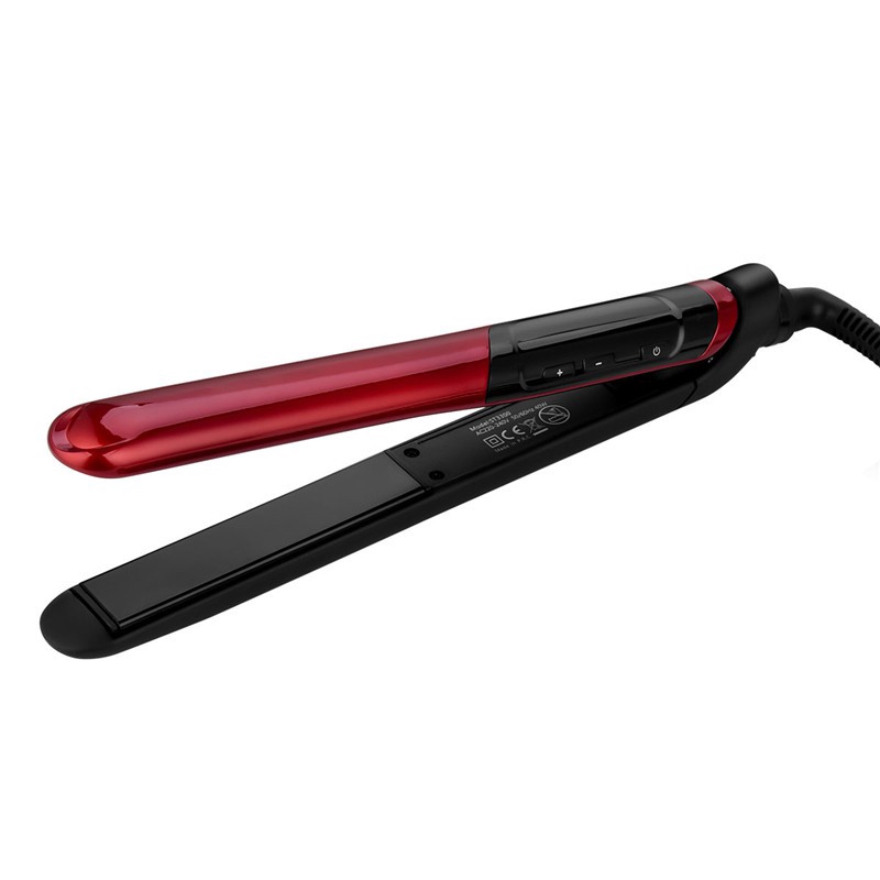 

CkeyiN Catokan Pelurus / Pengeriting Rambut 2 in 1 dengan Suhu Adjustable, Warna Merah