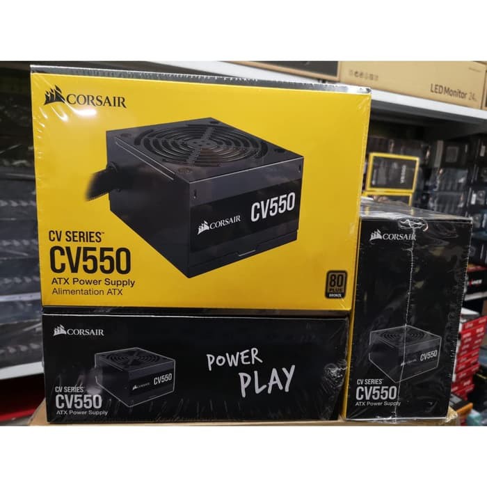 Corsair CV Series CV550 PSU ATX Power Supply True Gaming 550