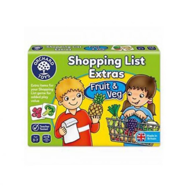 ELC ORCHARD TOYS ORIGINAL, lunch box game, shopping list extra, pop to shop NEW early learning
