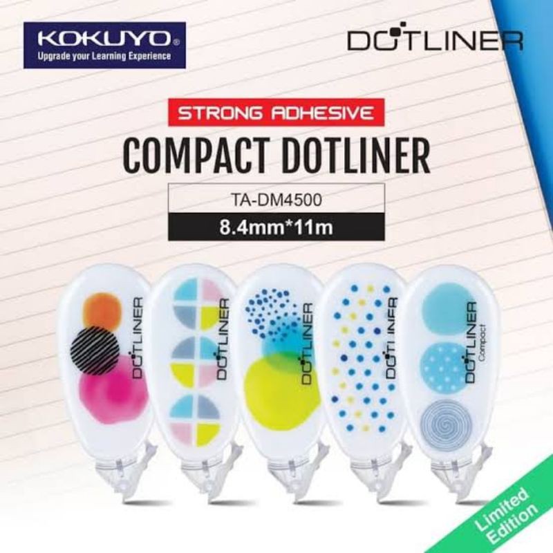 

DOUBLETAPE TANPA AMPLAS, NEW KOKUYO DOTLINER LIMITED DESIGN T-DM4500-08