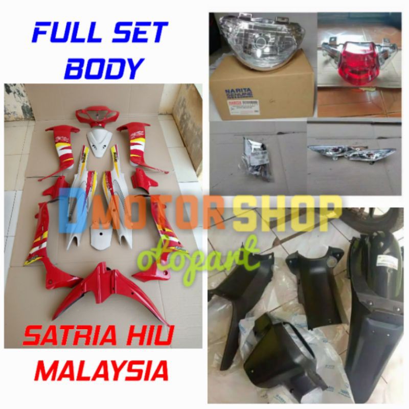 FULL BODY SET SATRIA HIU PLUS REFLEKTOR