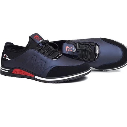 {FREE BOX} Sepatu Sneakers pria Casual Sporty - HX-21