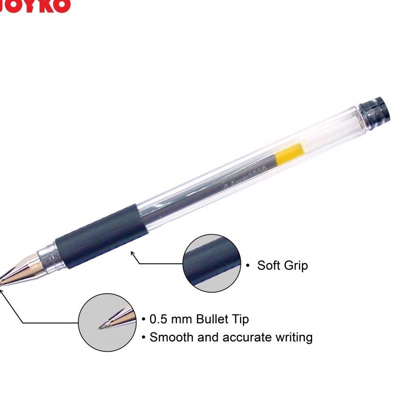 

trxMm3M7--Pen Bolpen Gel JK-100 Joyko ( 12 PCS )