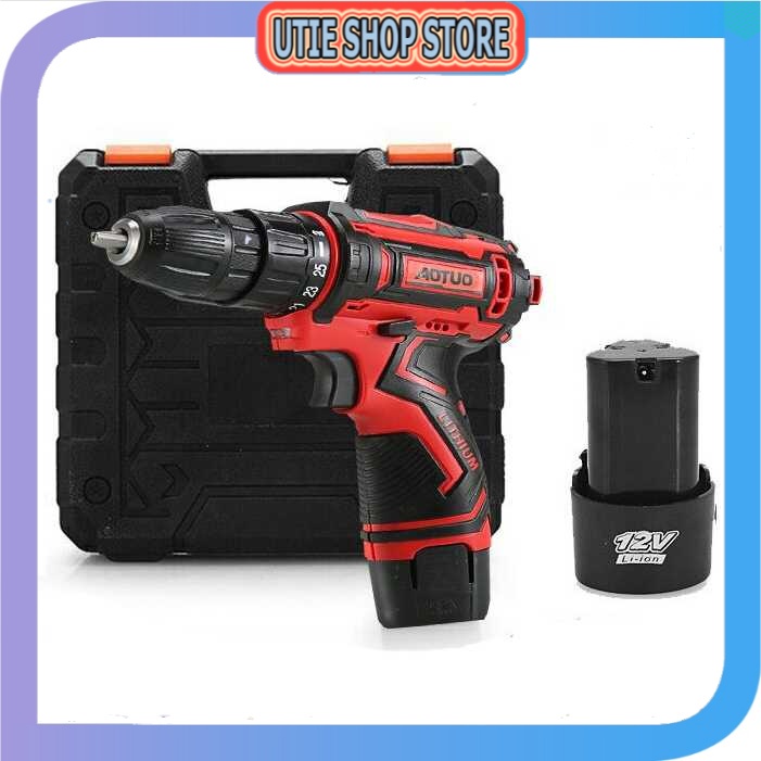 USS - Aotuo Bor Listrik Cordless Lithium Battery Rechargeable 12V - F89 - Utie Shop Store