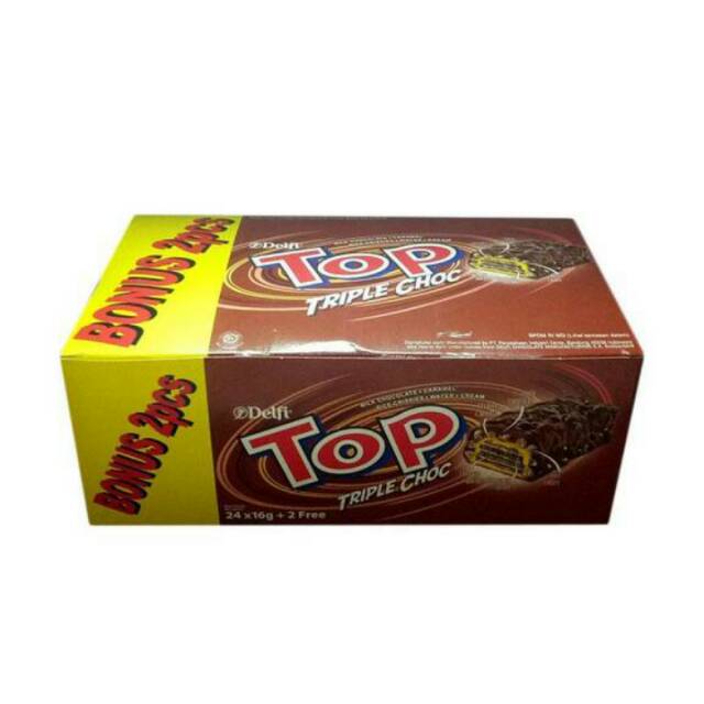 

Delfi Top Triple Choc Wafer 13 gram (24 pcs/box)