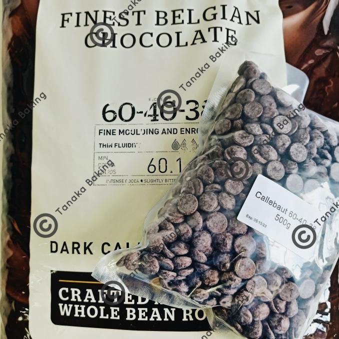 

REPACK Callebaut Dark Chocolate Callet 60-40-38 60,1% 1 Kg ---NEW---