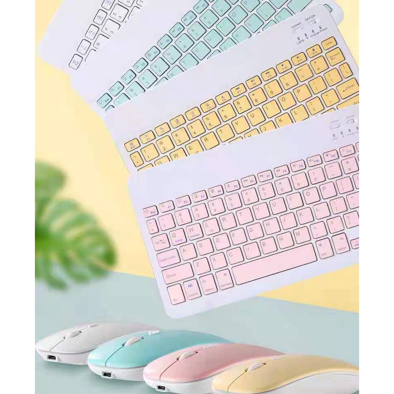 keyboard bluetooth 3.0 macaron for tablet android 4ppl3 Windows smart tv