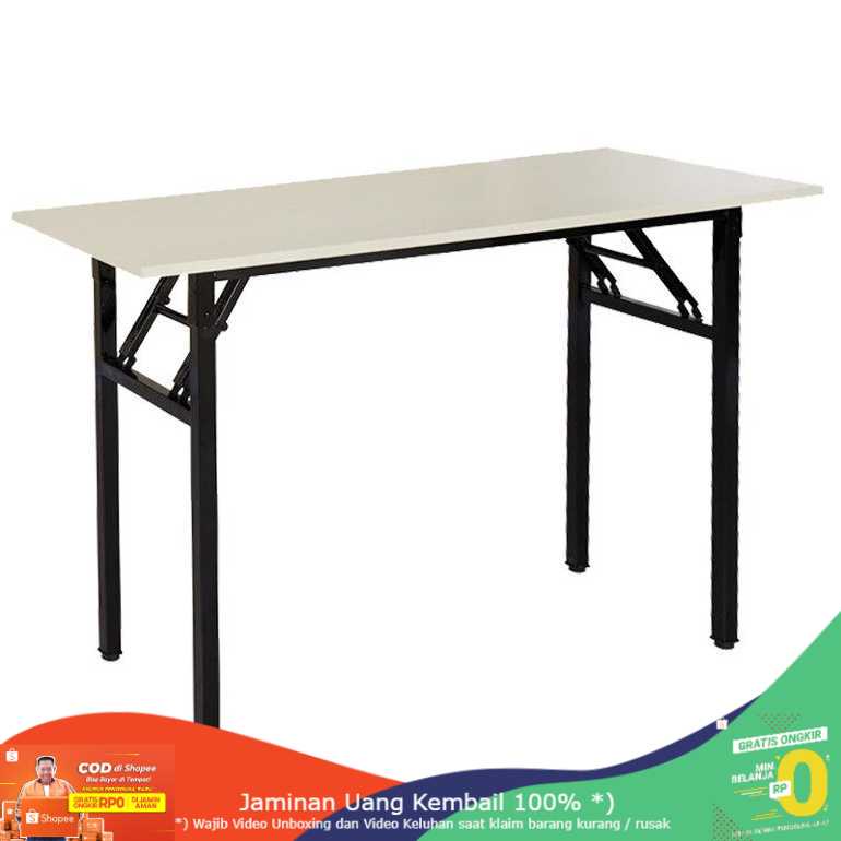 (BISA COD) RVOSTR Mrosaa Meja Kayu Belajar Laptop Lipat Foldable Desk 120x40CM - M024524