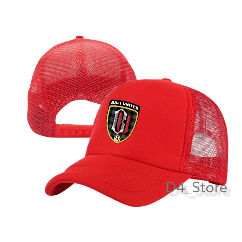 TOPI JARING LOGO BALI UNITED//TOPI JARING SABLON DTF
