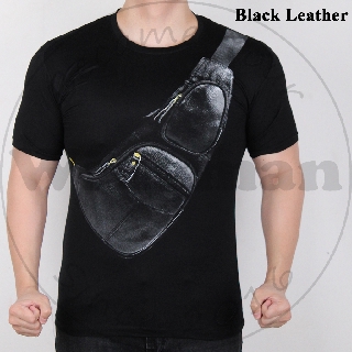  Kaos  Slingbag 3D  Lengan Pendek Shopee  Indonesia