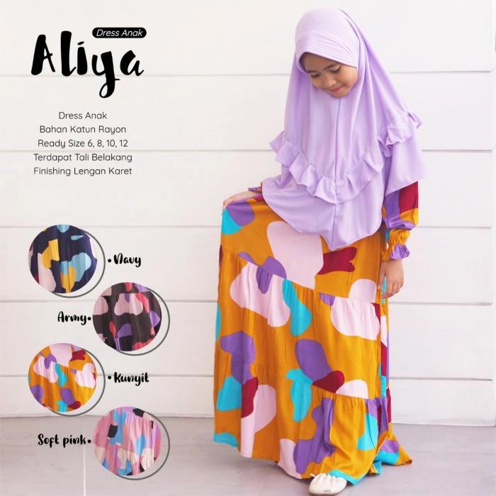 Baju Gamis Busana Anak Kecil Tk Sd Rayon Adem Size 6 8 10 12