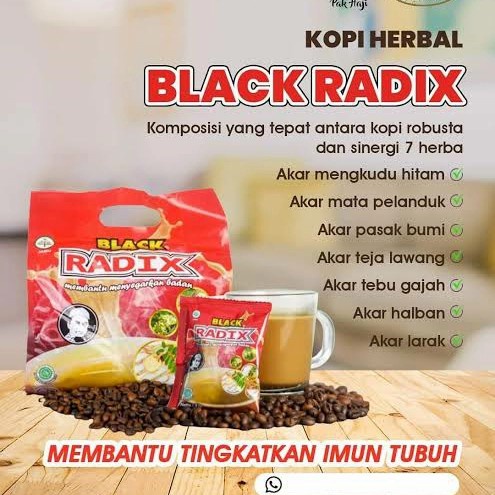 

kopi black radix pengganti radix pak haji