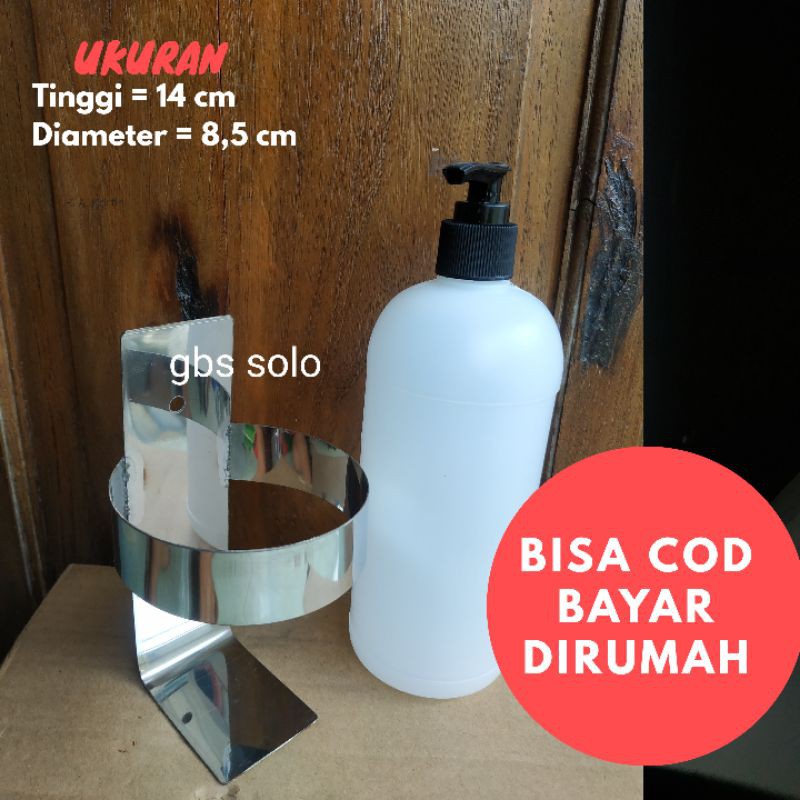 botol hand sanitizer botol pump 500ml bracket hand sanitizer tempat hand sanitizer botol 500ml