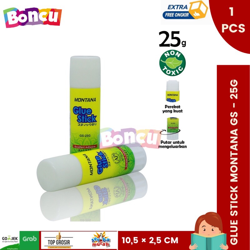 

Glue Stick GS-25G / lem batang / Glue stick murah / lem batang murah / lem kertas / lem kertas murah / Lem Batang Montana GS-25 / 25Gr /Glue stick montana Gs-25 / RETAIL BEST SELLER