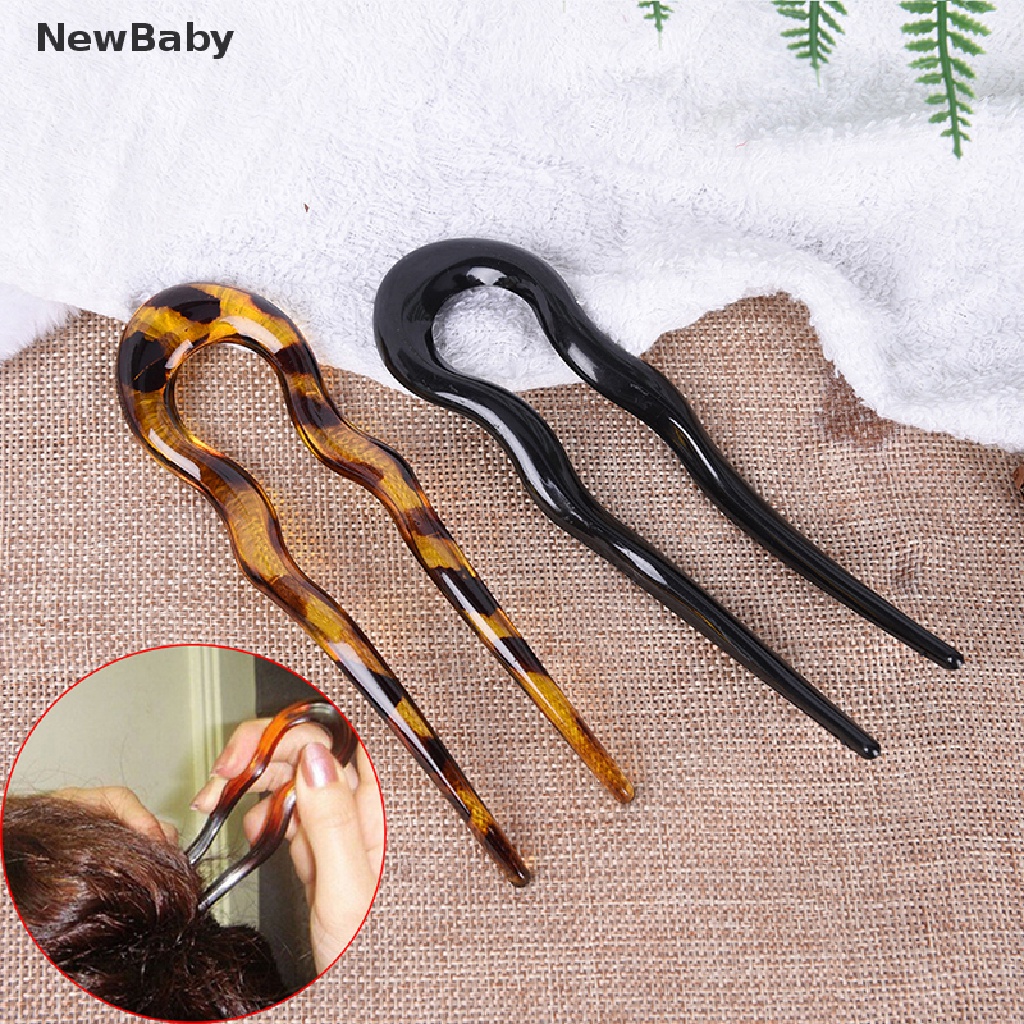 Newbaby Tusuk Konde Bentuk U Bahan Resin Gaya Tradisionalretro Untuk Wanita