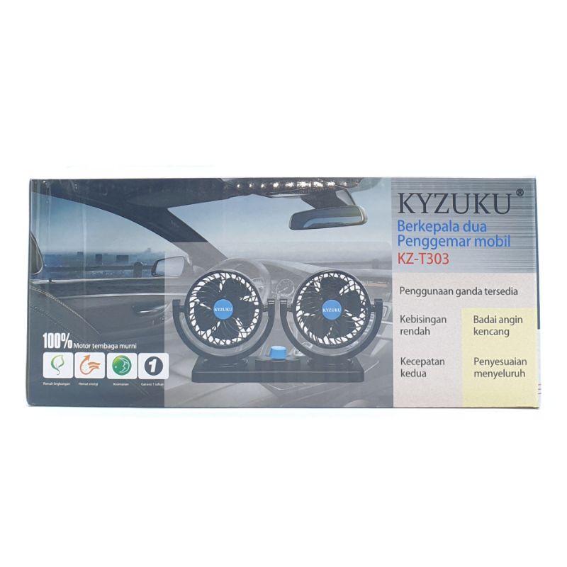 Kyzuku KZ-T303 12V Fan Mobil / Kipas Mobil / Kipas Angin