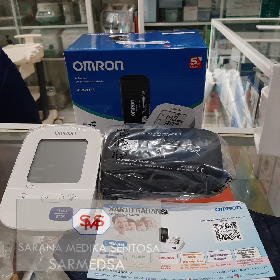 OMRON Tensimeter Digital Omron HEM-7156 / Tensi Digital Omron 7156 / Automatic Blood Pressure Omron 