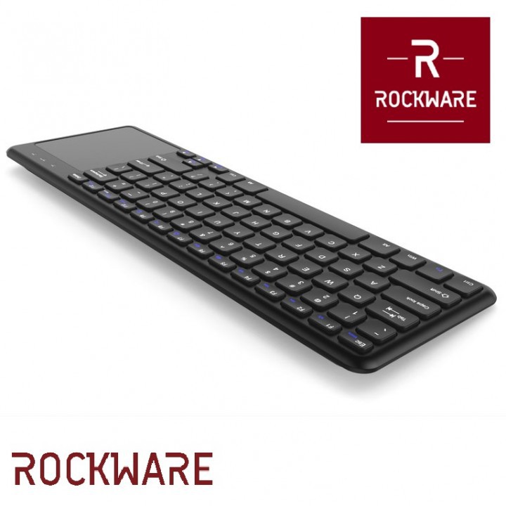 ROCKWARE RW-T5 - 2.4G Wireless Keyboard with Touchpad  - Slim Design