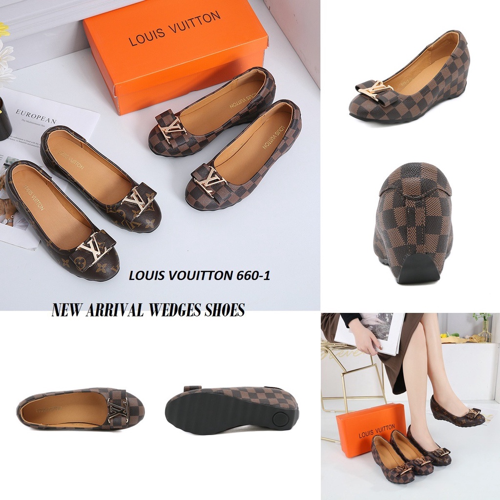 SEPATU WANITA WEDGES SHOES 660-1