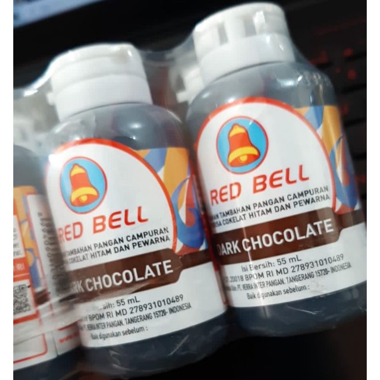 

red bell pewarna makanan rasa coklat harga per botol