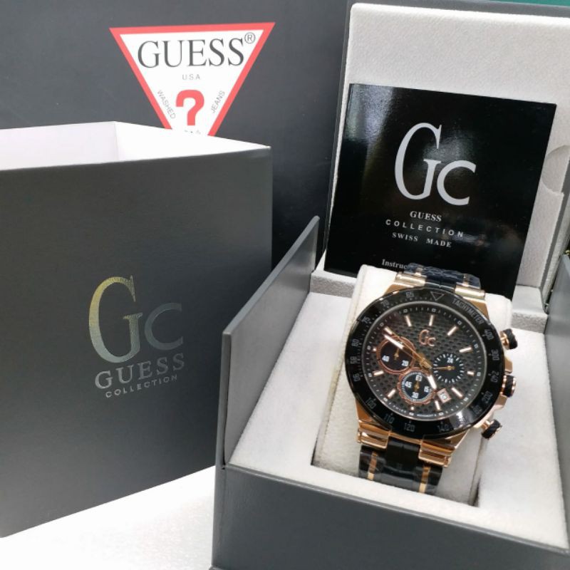 jam tangan pria Guess colection GRADE AAA