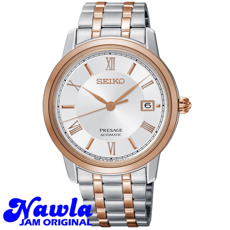 Seiko Presage SRPC06J1 Silver Dial Sapphire - Jam Tangan Pria SRPC06