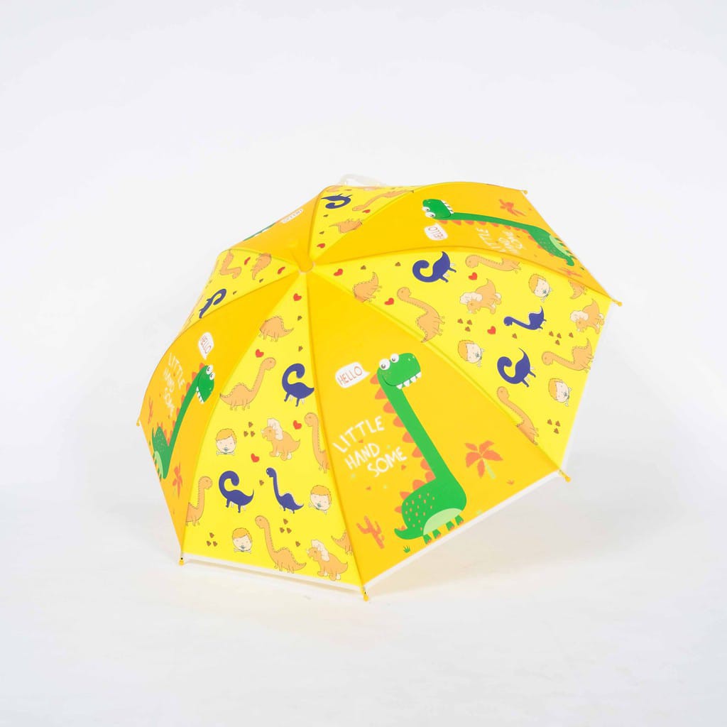 Payung Anak Transparan Umbrella Fashion Kids Animasi Cartoon kodok GROSIR B71