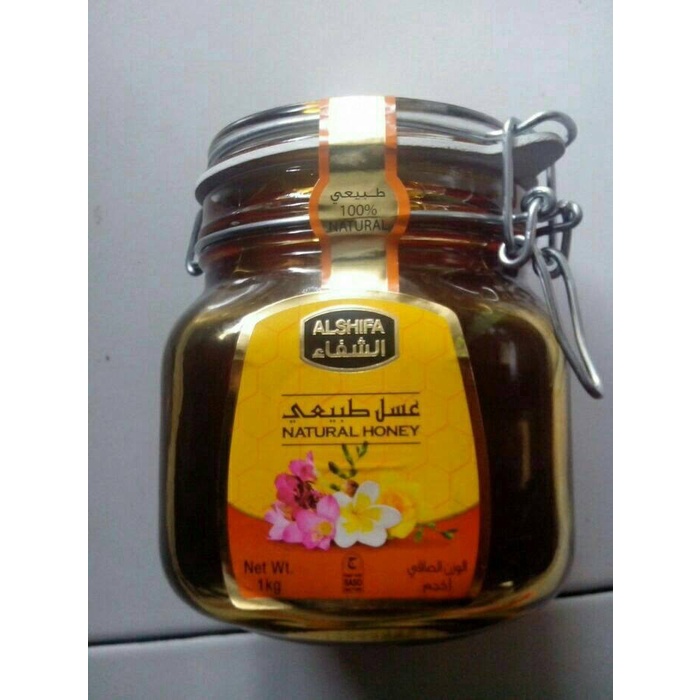 

Madu Al Shifa 1 kg Kemasan Kawat 1kg Import Arab bonus minuman jahe merah amanah