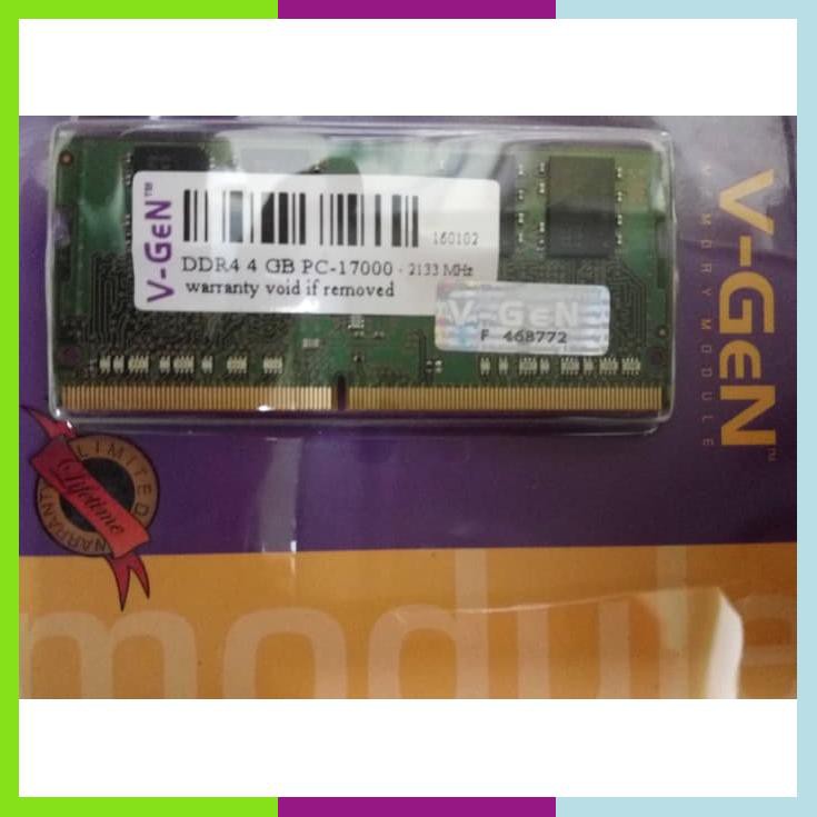 Ram Vgen 8Gb Ddr4 For Upgrade Laptop