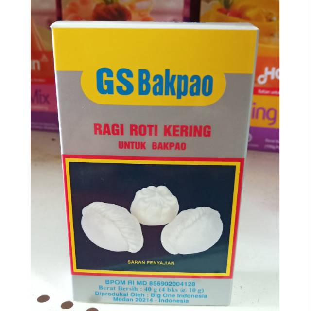 

GS BAKPAO ragi roti kering - yeast 4 sachet x 10 gr