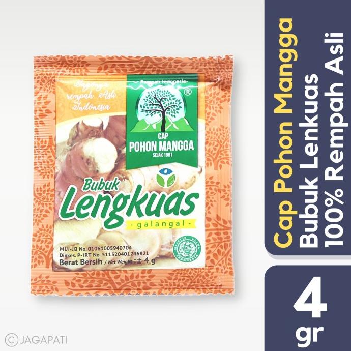 

Cap Pohon Mangga - Lengkuas Bubuk 6gr (Satuan) - Bumbu Masak - Rempah
